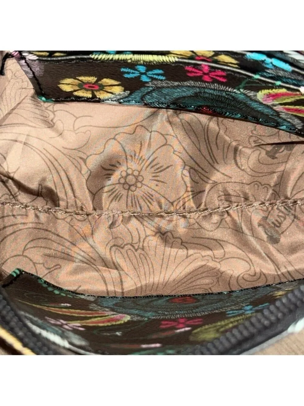 Justin Floral Wristlet Essentials Pouch NWT